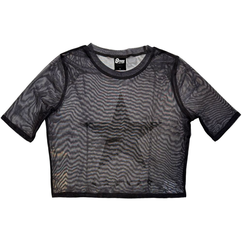 David Bowie - Blackstar Crop top - Grau